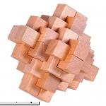 Wooden Puzzles for Kids Adults KINGOU Highly Stimulating Brain Teasers Challenging Exercises IQ Test Toy 24 Interlocking Burr Puzzle for Gift  B01M4P1GAN